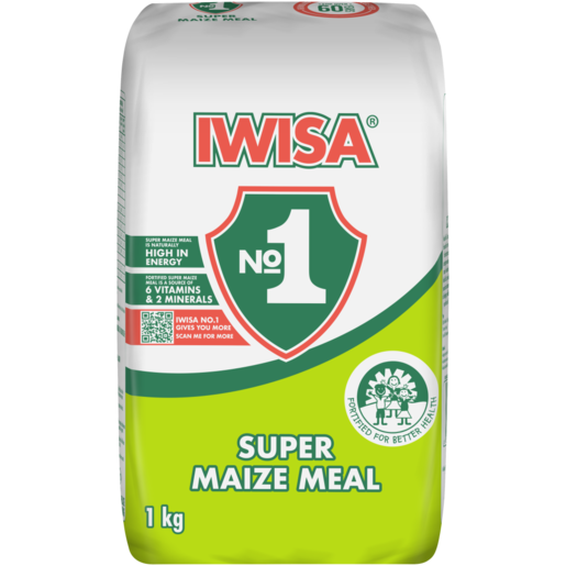 Iwisa No 1 Super Maize Meal 1kg